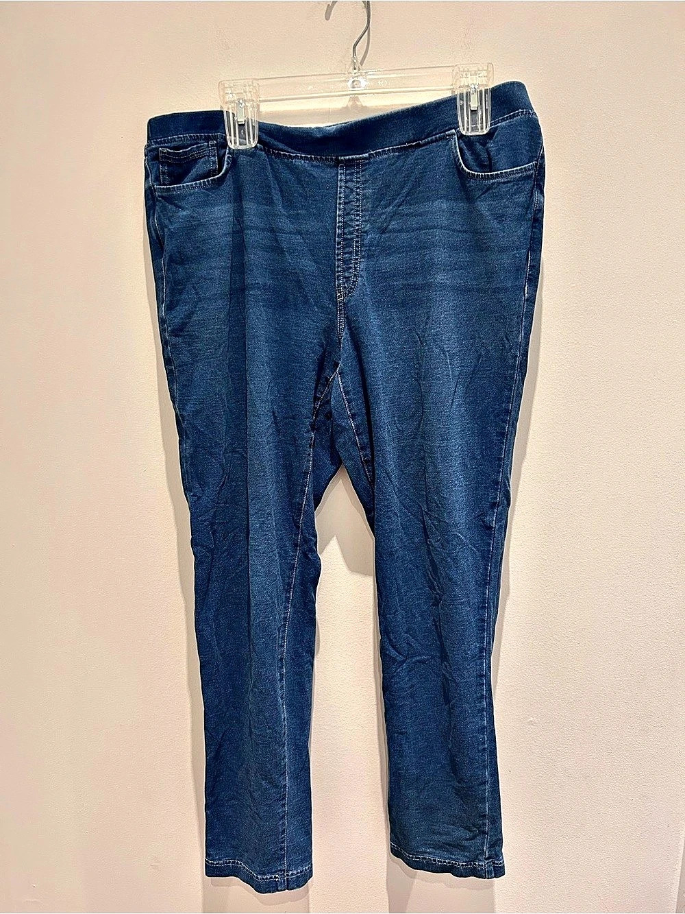 pure jill INDIGO Maternity Skinny Jeans in Blue Size Large